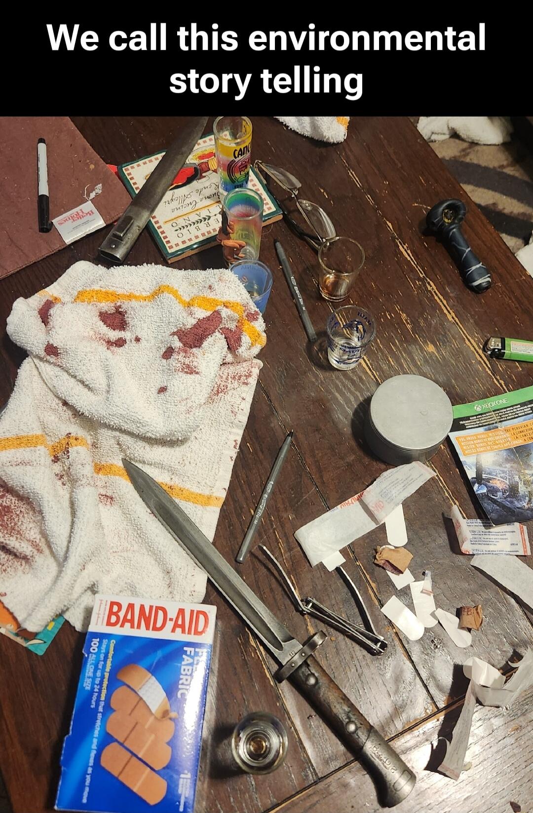 We call this environmental story telling