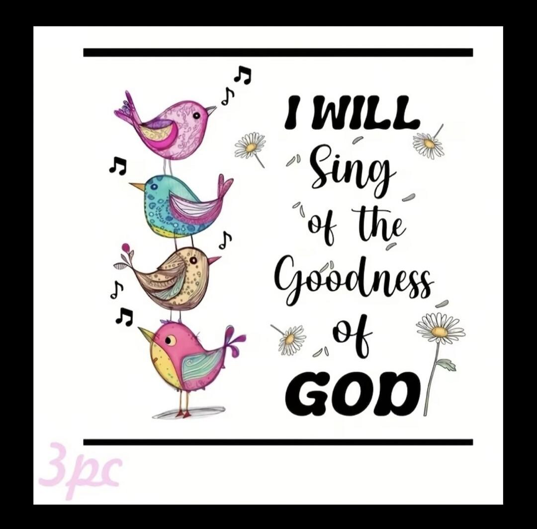 I WILL Sing of the Goodness of GOD 3pc