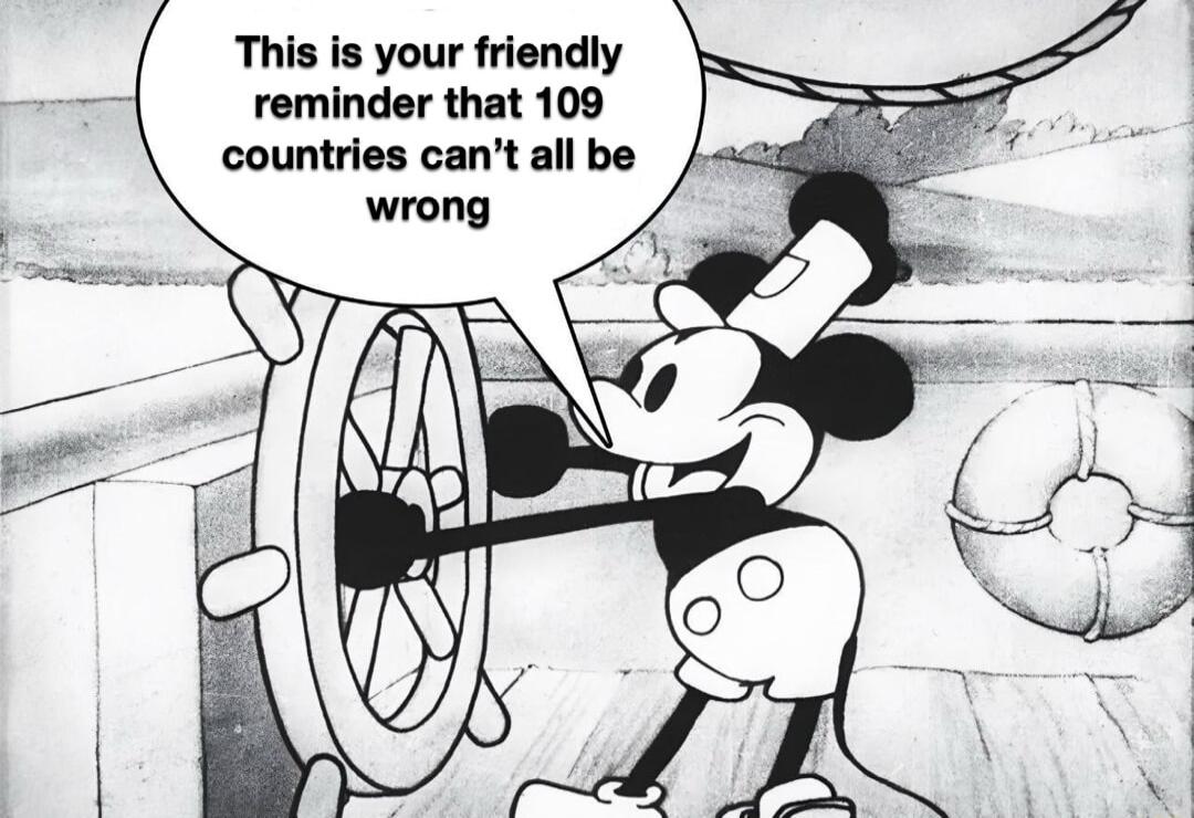 This is your friendly 5 reminder that 109 D countries cant all be 2 o