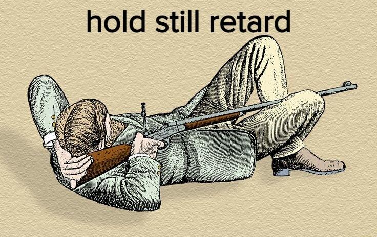 hold still retard A
