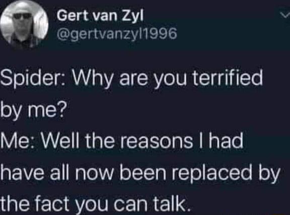 Gert van Zyl gertvanzyl1996 SYole ST o RT RV o VR g1 Te by me YR RGN CE o la N FoTe have all now been replaced by the fact you can talk