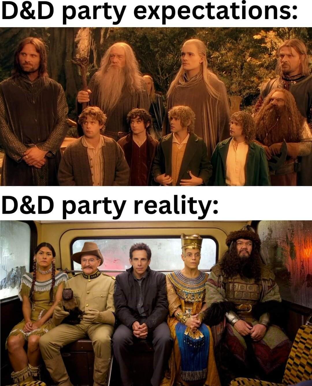 DD party expectatlons Sl e ks A7