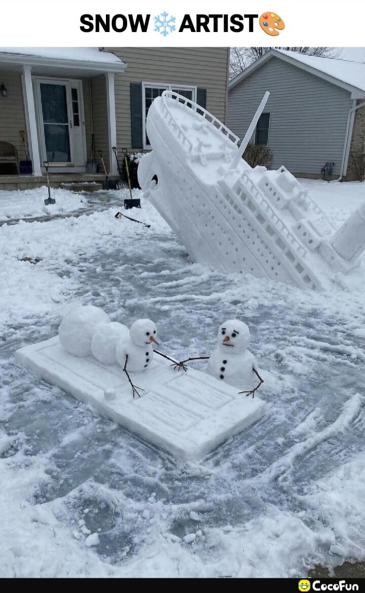 SNOW ARTIST ❄️🥳