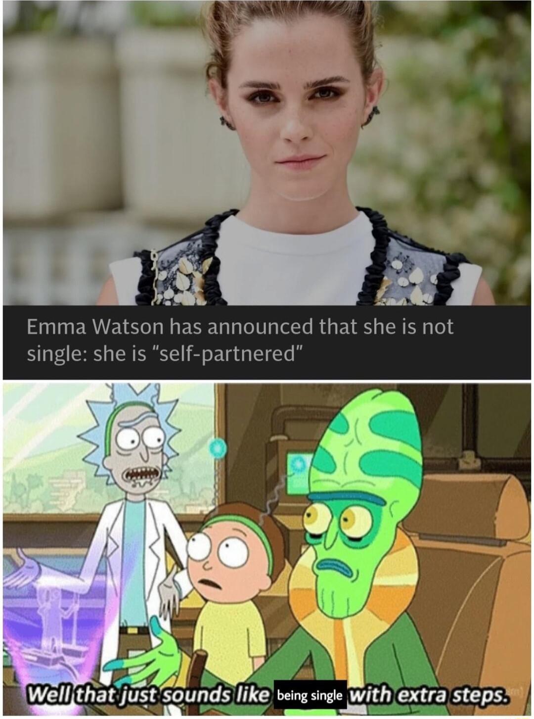 Emma Wat single she i self partnere