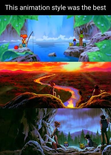 This animation style was the best