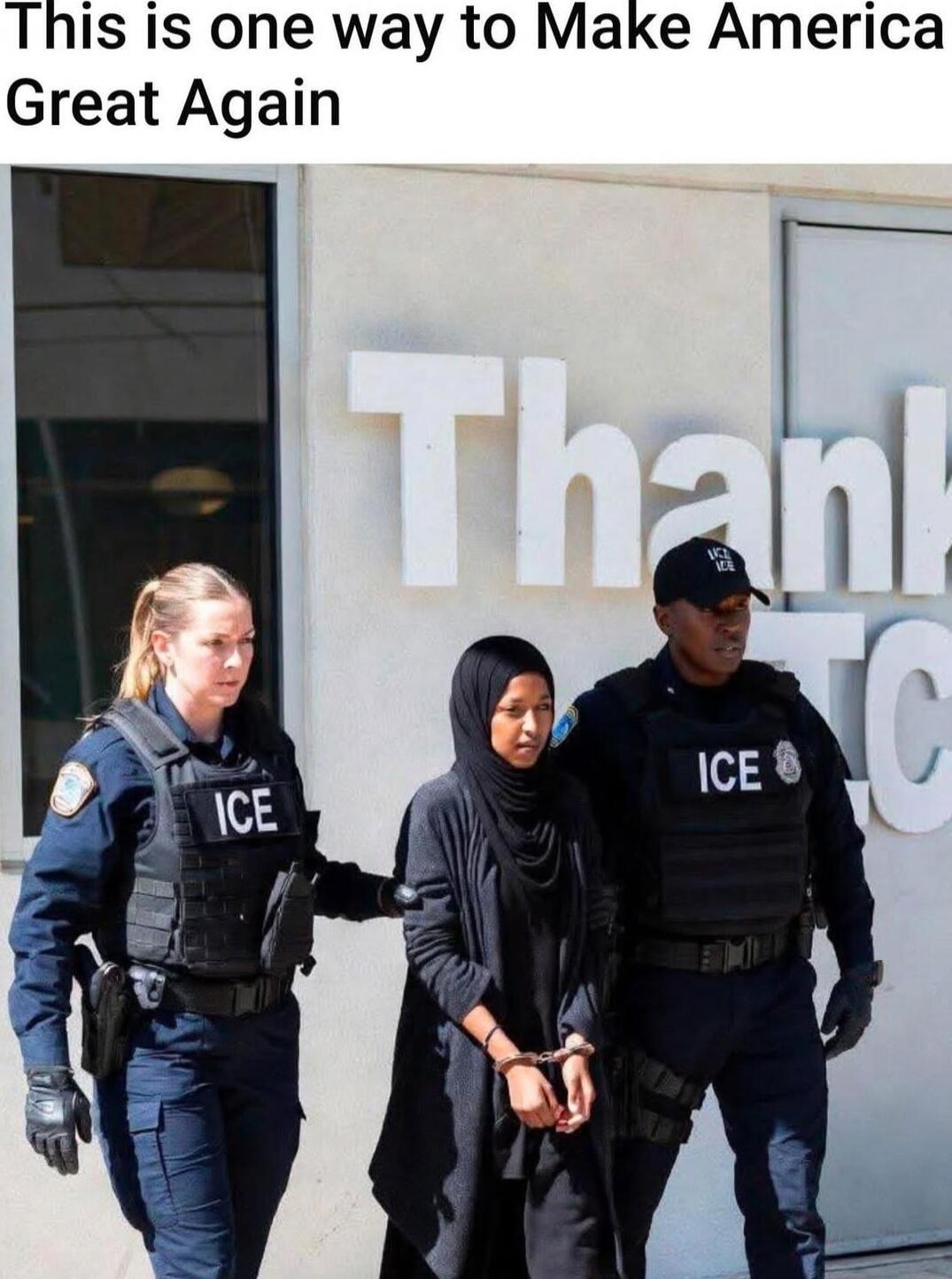 This is one way to Make America Great Again
Thank