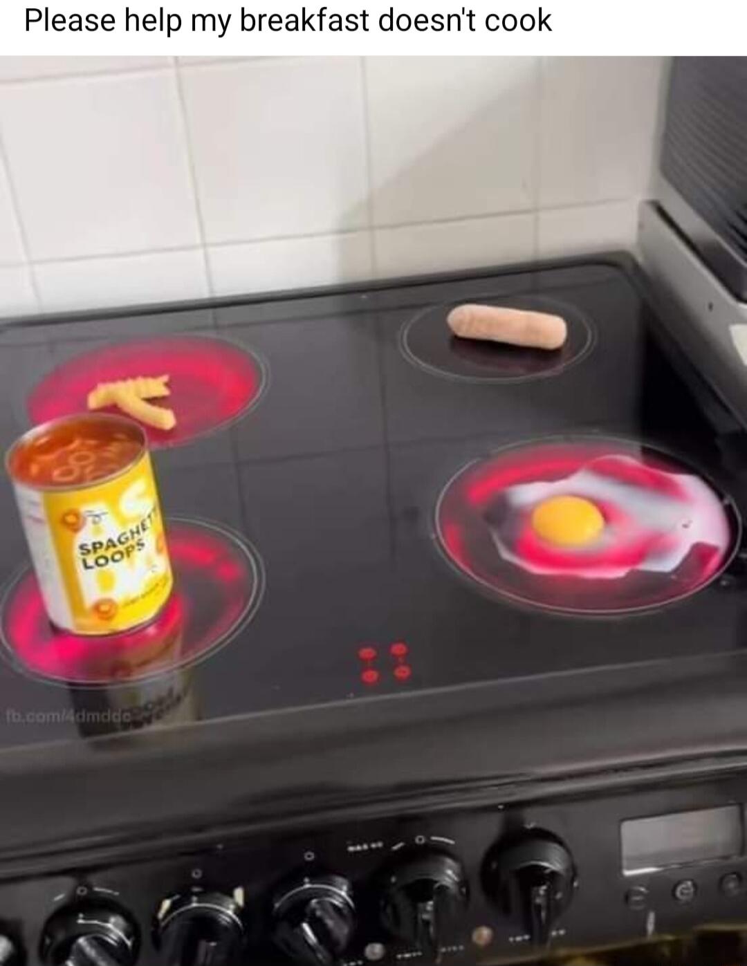 Please help my breakfast doesnt cook