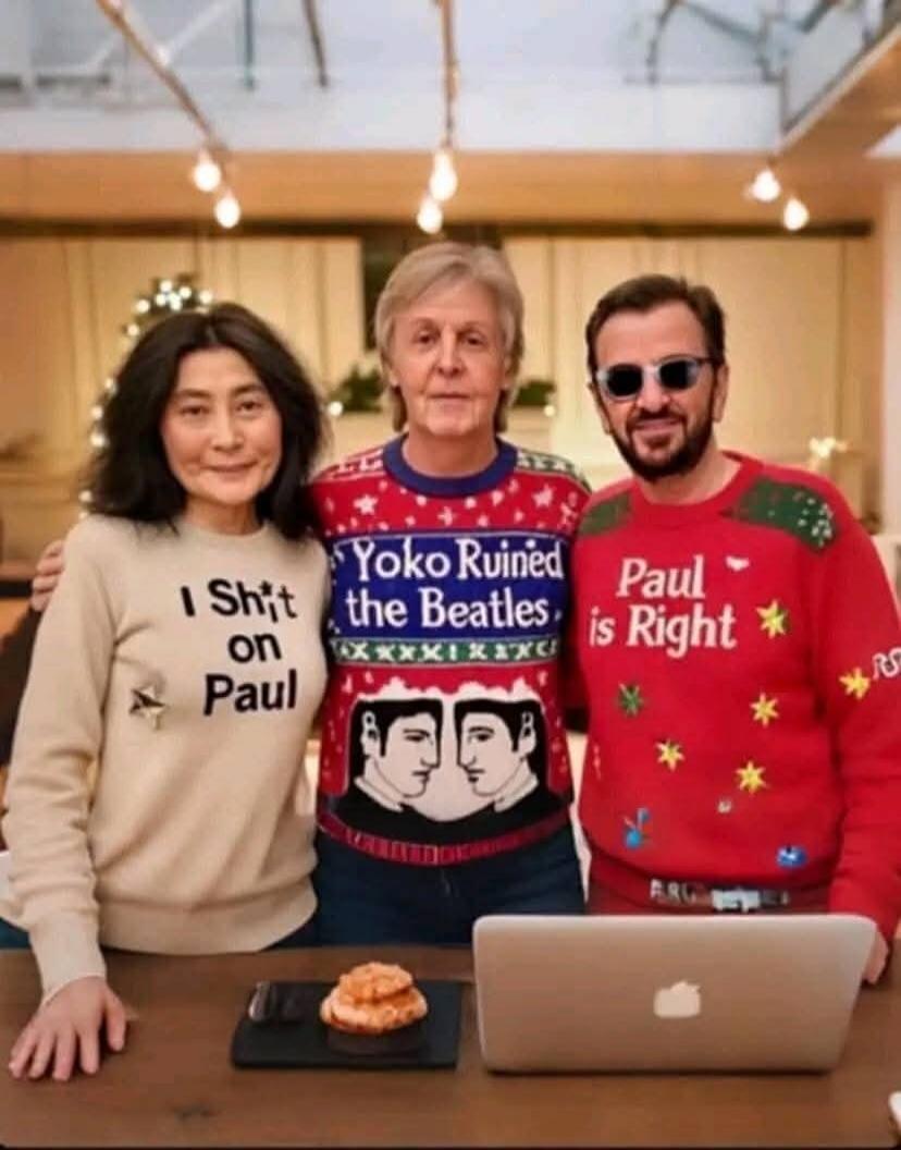 I Sh*t on Paul. Yoko Ruined the Beatles. Paul is Right.