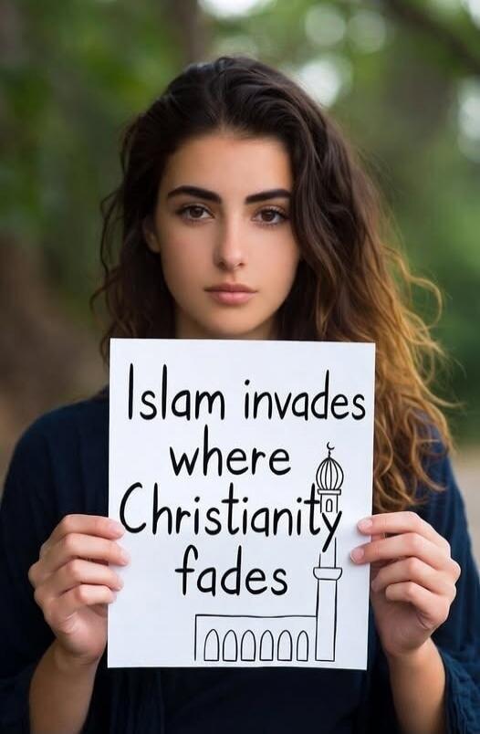 Islam invades where Christianity fades