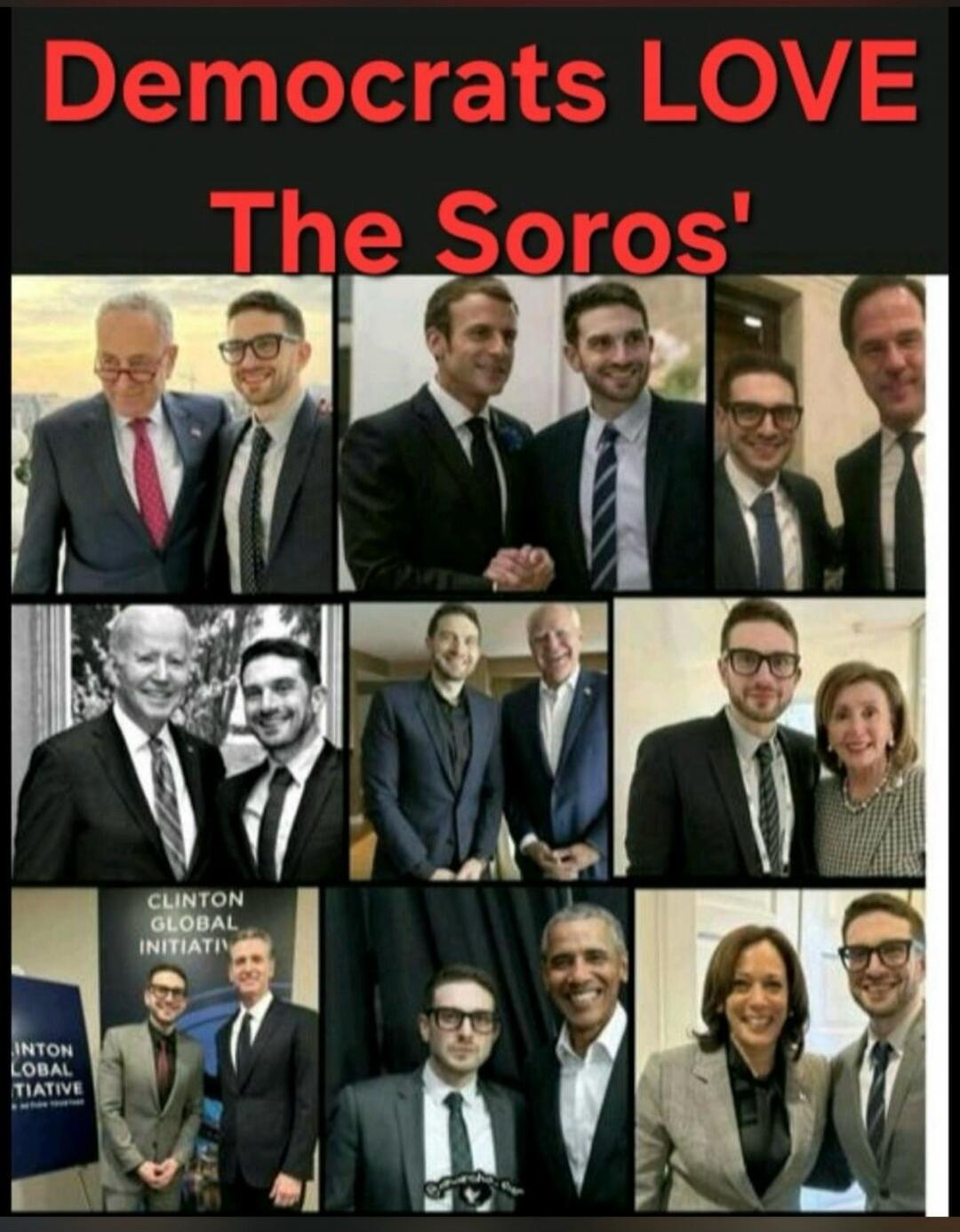 Democrats LOVE The Soros'