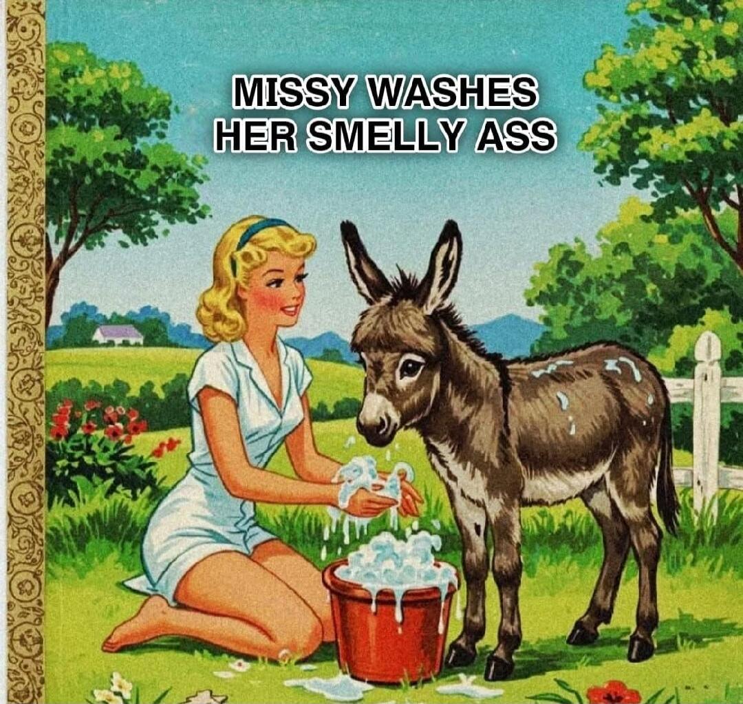 MISSY WASHES HER SMELLY ASS