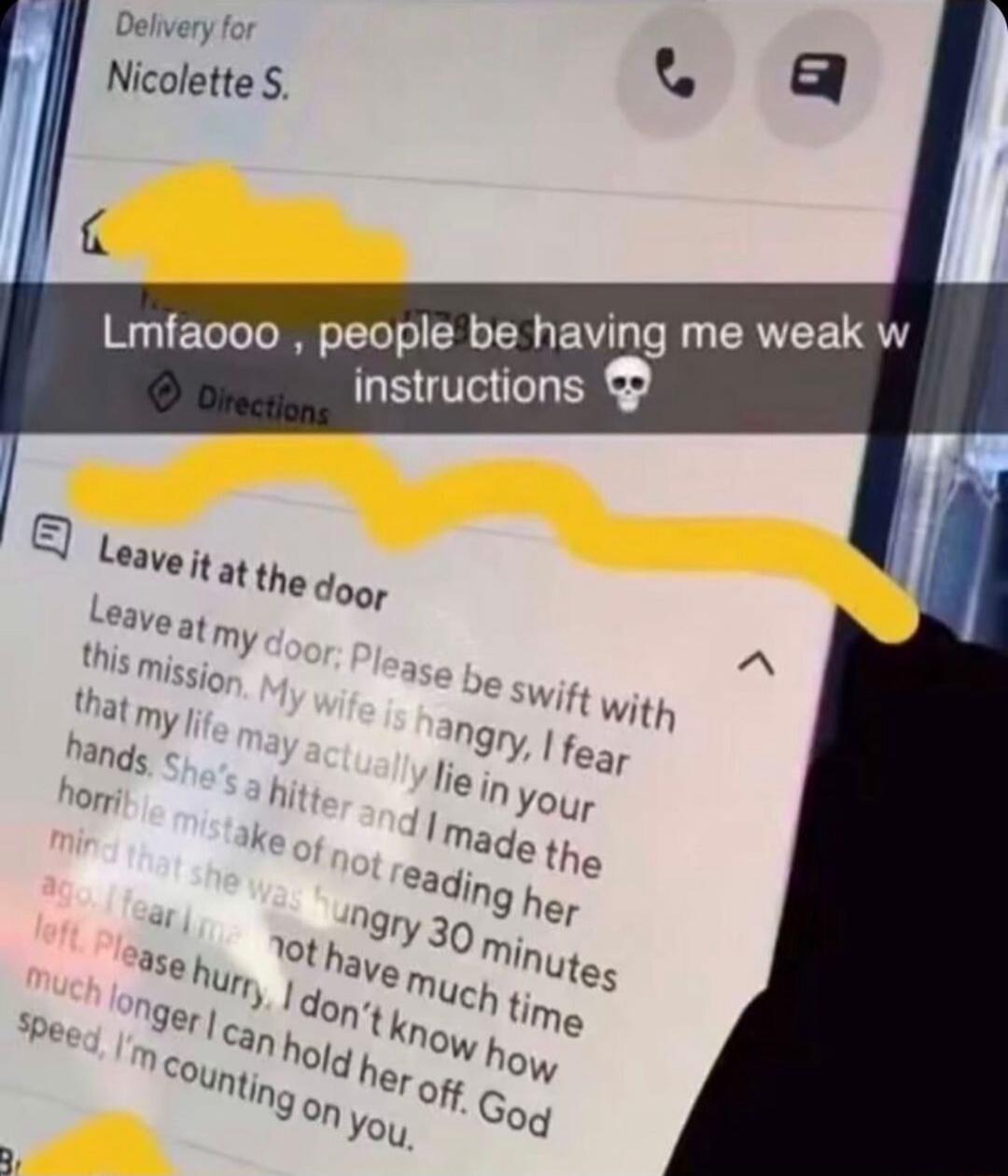 Nicolette S Lmfaooo people be having me weak w instructions