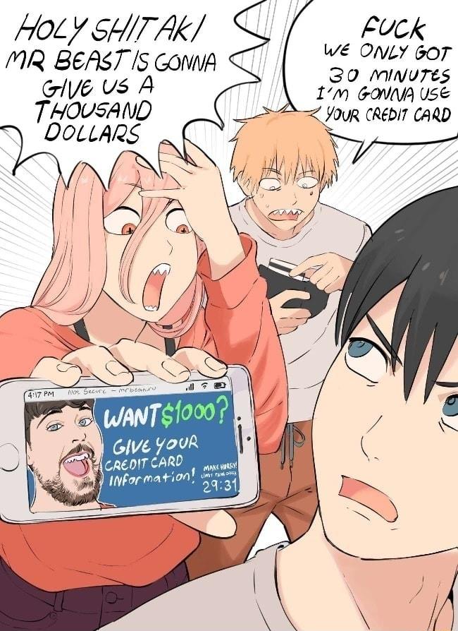 HOLY SHITAk Fuck IR BEAST s Gomnp o o1 e Us A IIMDGAGWUTES A Use THOUSAND JOUR REDIT CARD