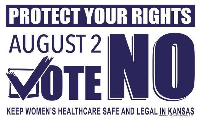 PROTECT YOUR RIGHTS wore M KEEP WOMENS HEALTHCARE SAFE AND LEGAL IN KANSAS
