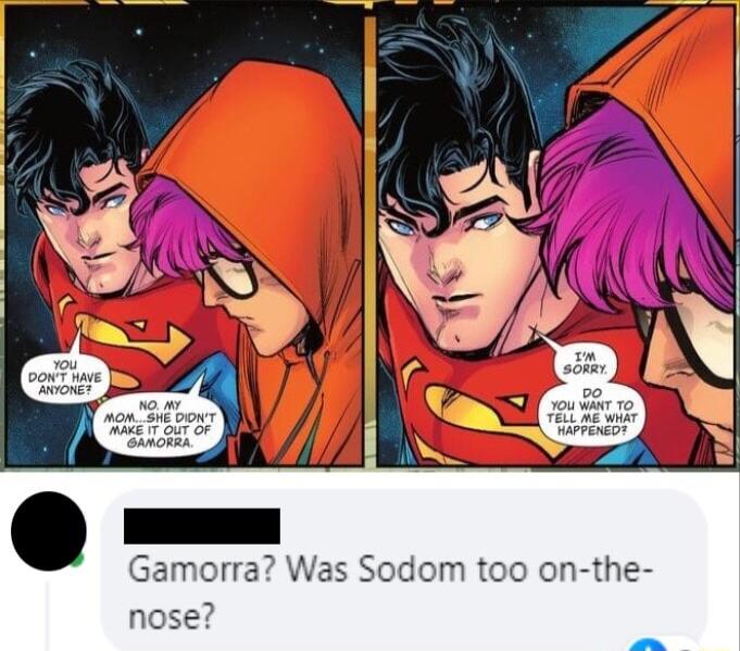 Gamorra Was Sodom too on the nose S