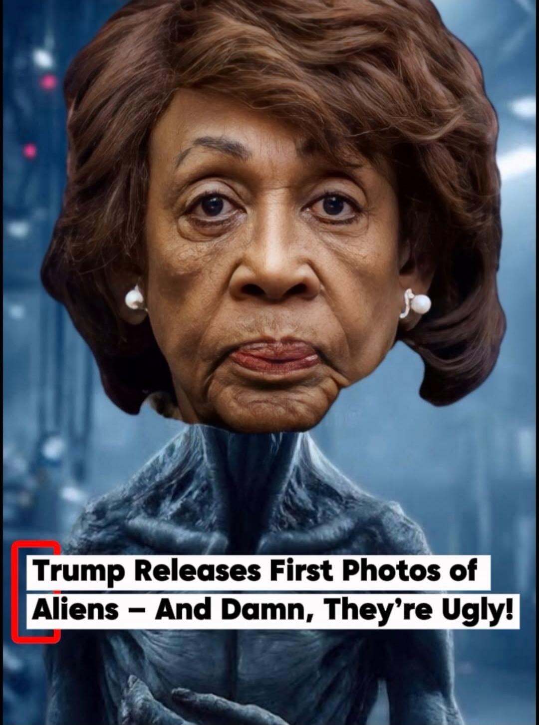 Trump Releases First Photos of Aliens - And Damn, They're Ugly!