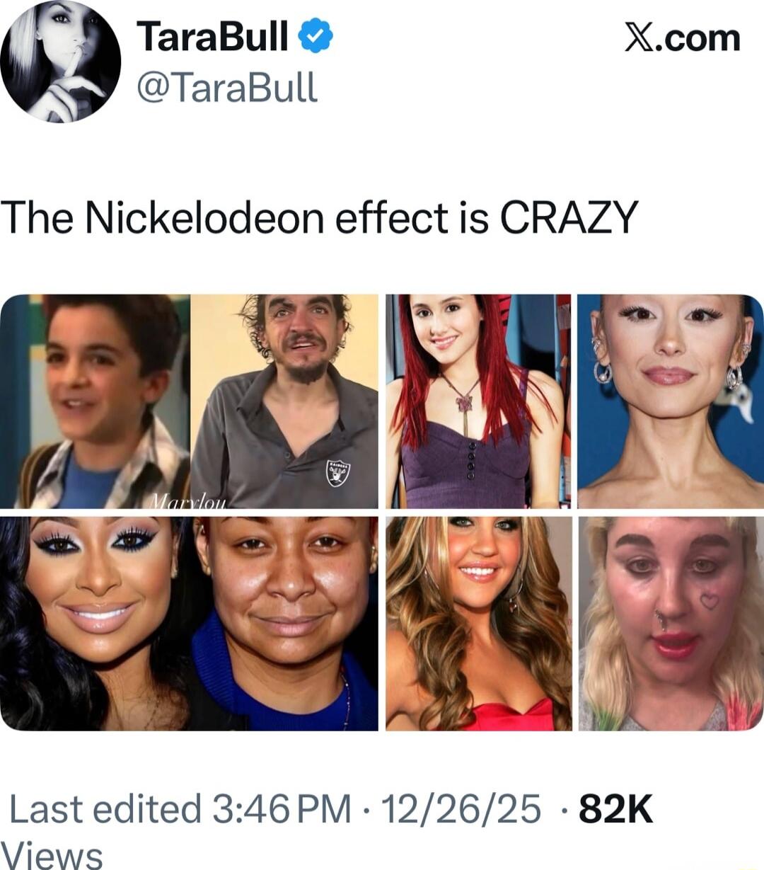 The Nickelodeon effect is CRAZY