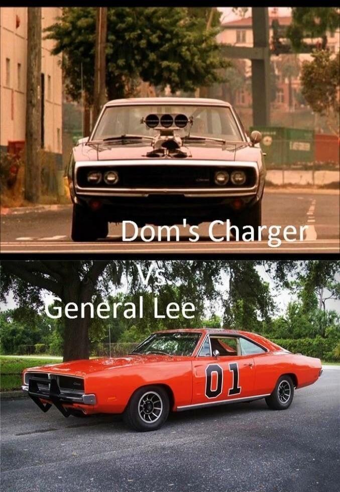 Dom's Charger Vs General Lee