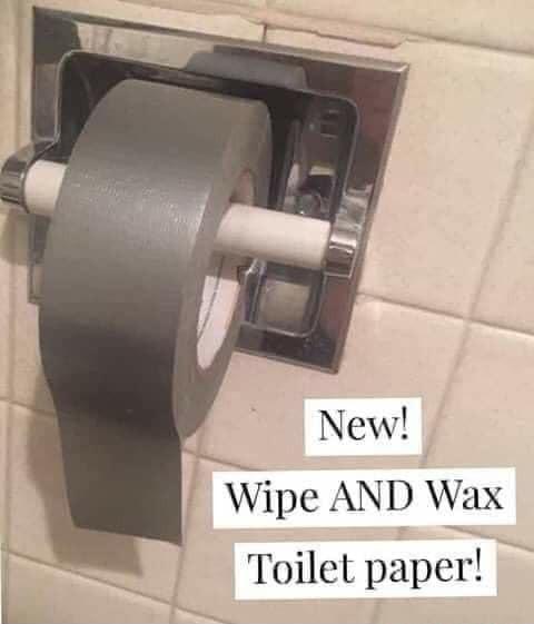 New P Wipe AND Wax Toilet paper