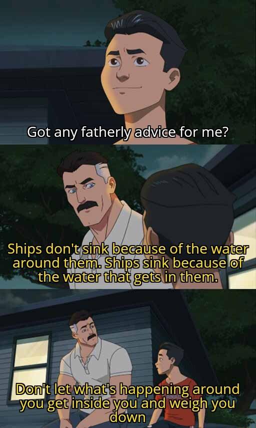 ST AE G EXelVidRioldnlr Ships don t X o around them hagsihappening around yougedinsidelyou andweighyou down