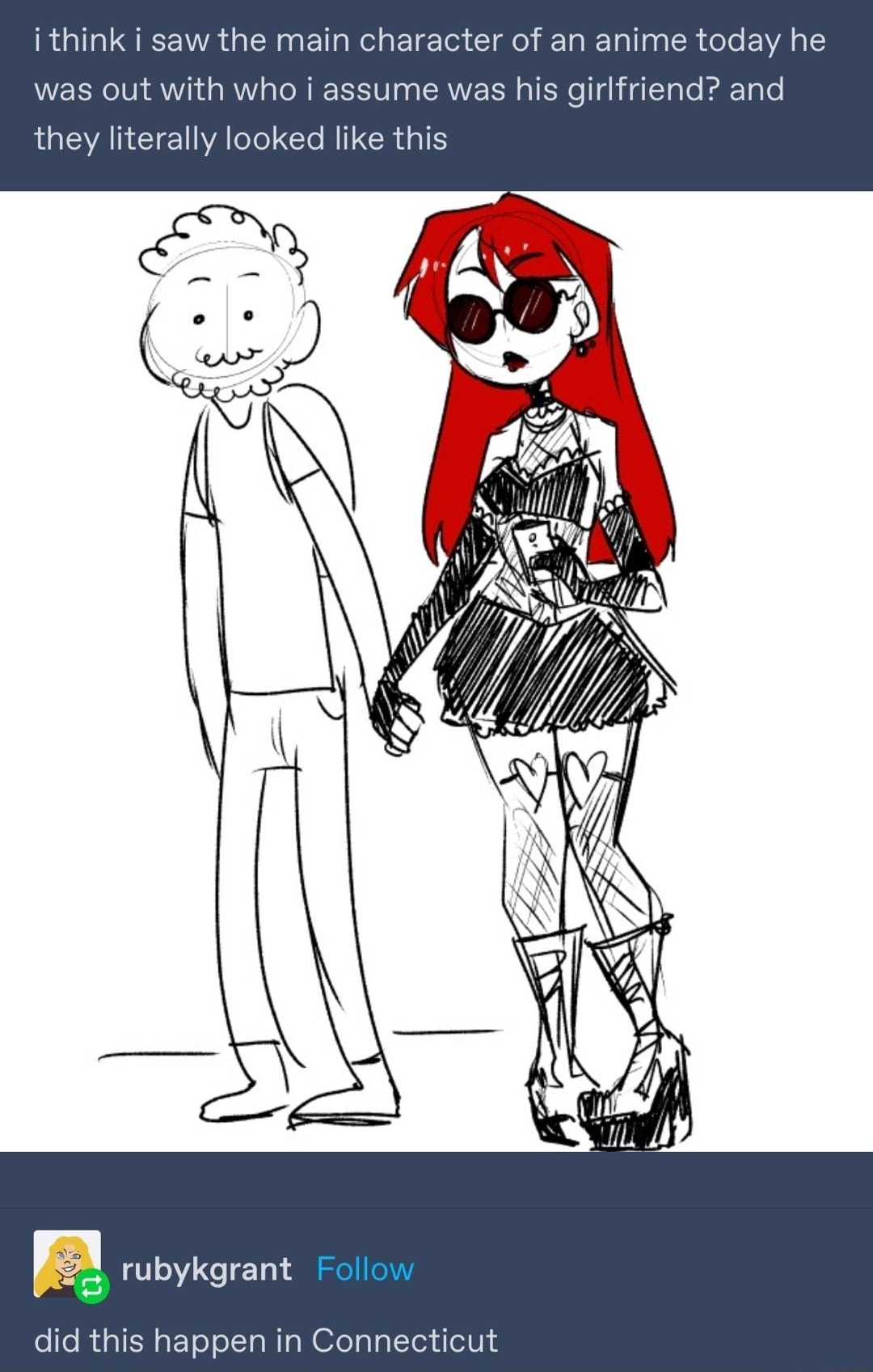 slightly gay pogohammer i think the main character of an anime tc out with who i a girlfrie did this happen in Conne