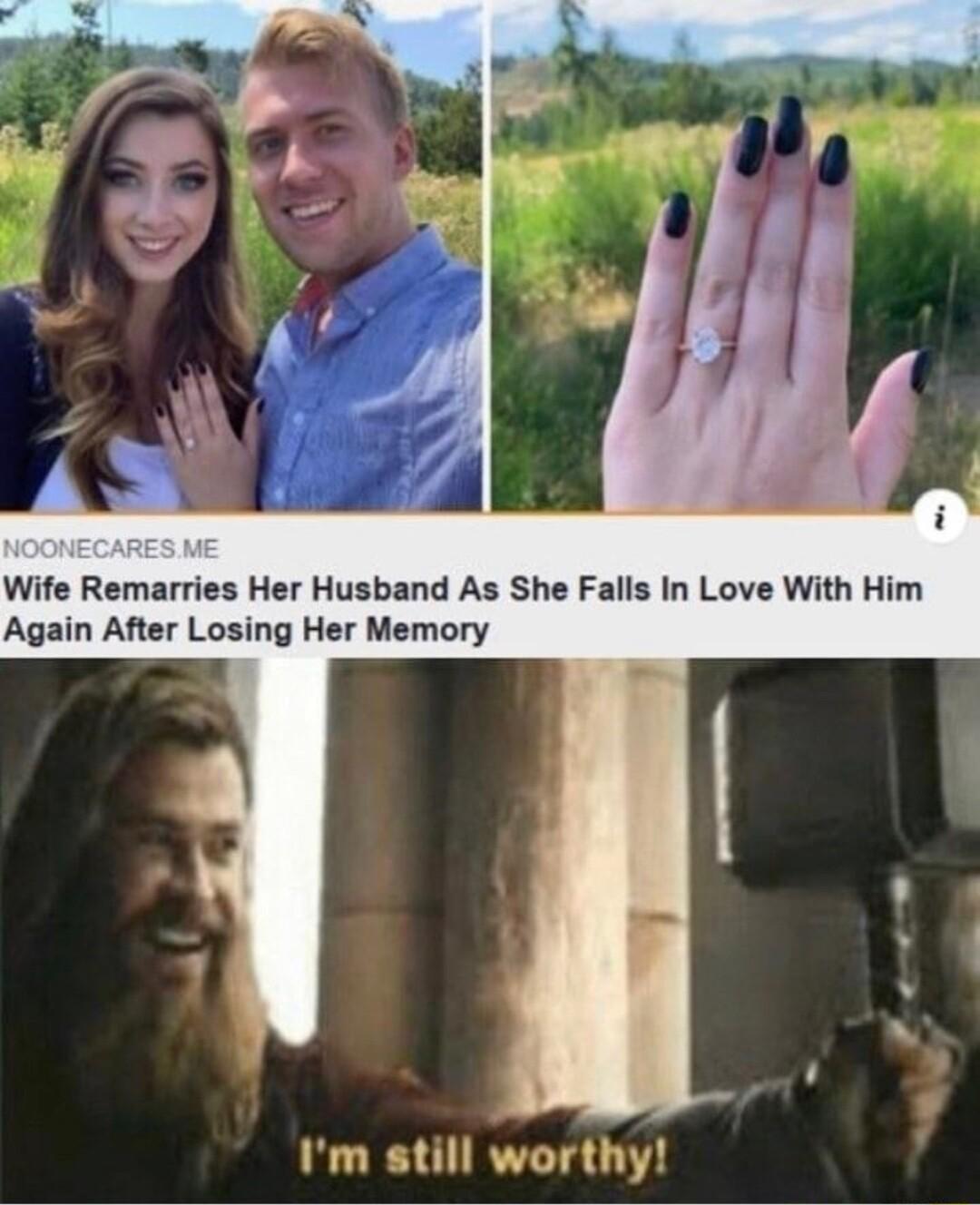 Wife Remarries Her Husband As She Falls In Love With Him Again After Losing Her Memory Im still worthy