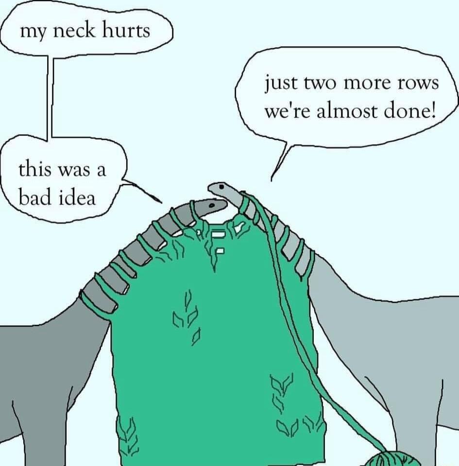 my neck hurts this was a bad idea