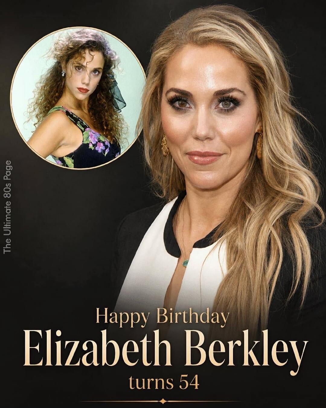 The Ultimate 80s Page Happy Birthday Elizabeth Berkley turns 54