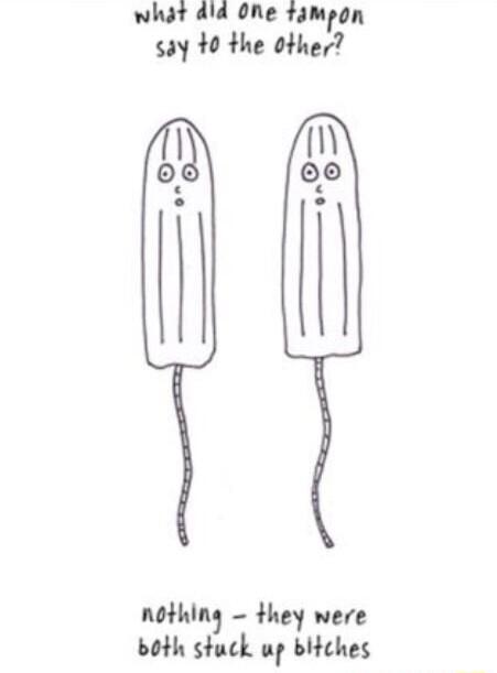 what dld ORe fampon say 10 the othe nothing they were both stuck up bitches