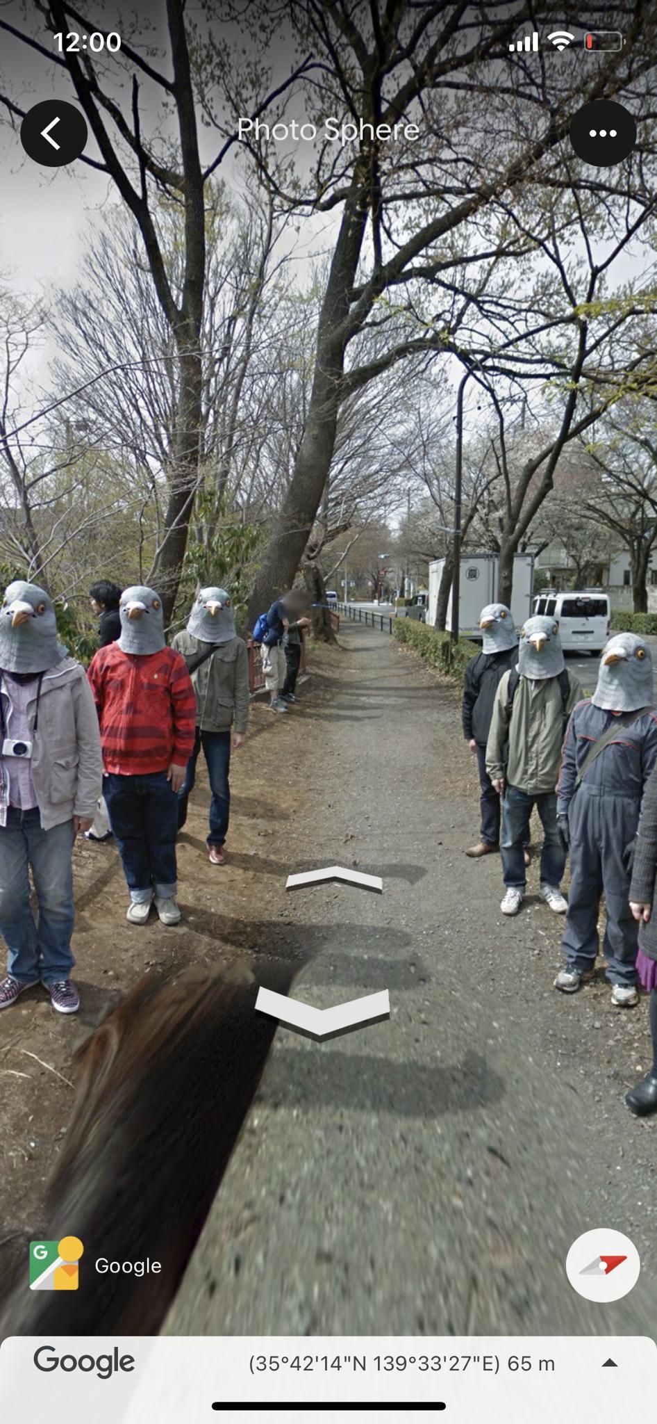 Google 354214N 1393327E 65 m
