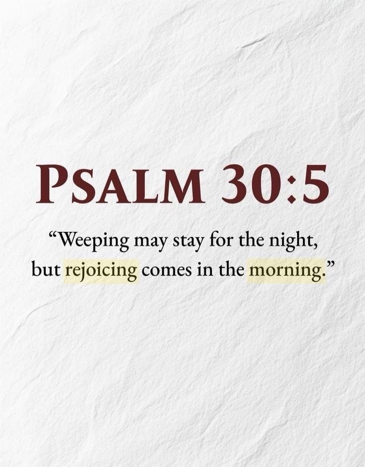 PSALM 30:5 