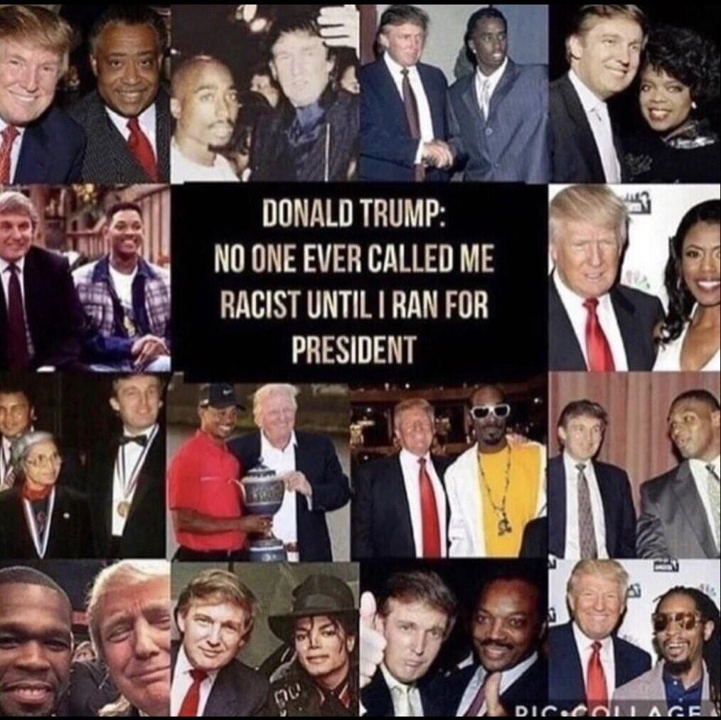 12 S DONALD TRUMP NO ONE EVER CALLED ME RACIST UNTIL RAN FOR LN