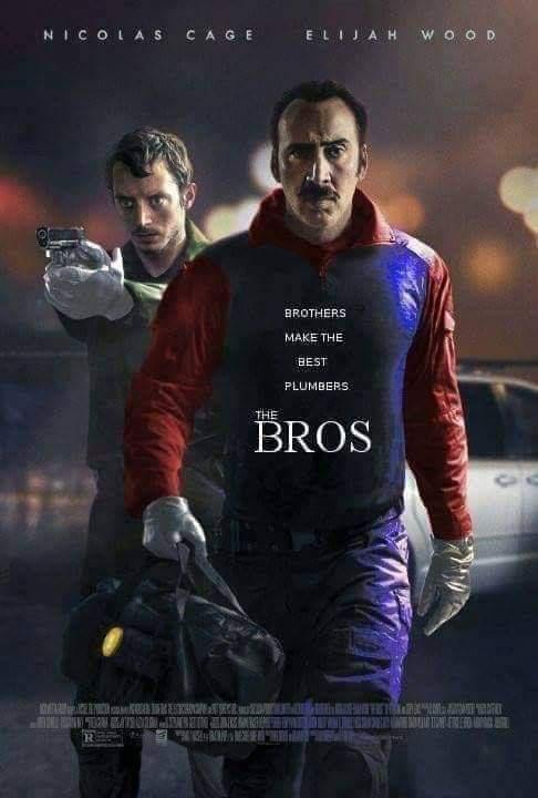 NICOLAS CAGE ELIJAH BROTHERS MAKETHE aest PLUMBERS BrOS Dbl 10 T MV i T T i