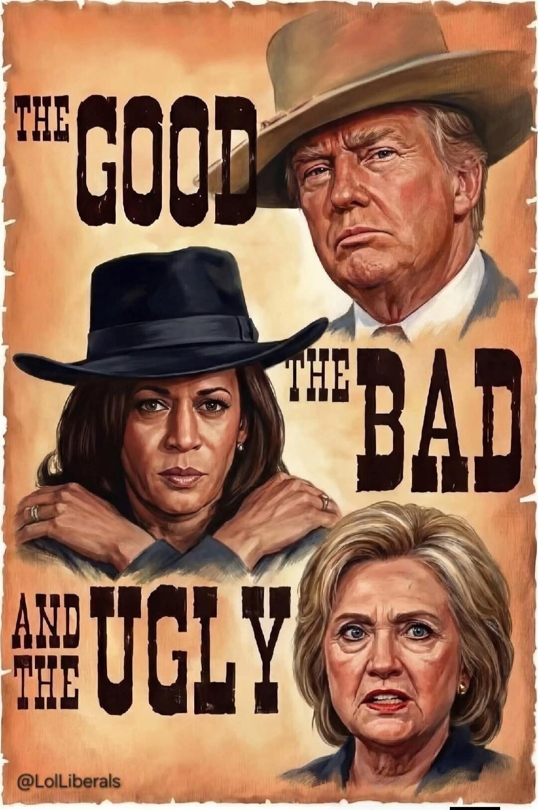 THE GOOD THE BAD AND THE UGLY @LolLiberals