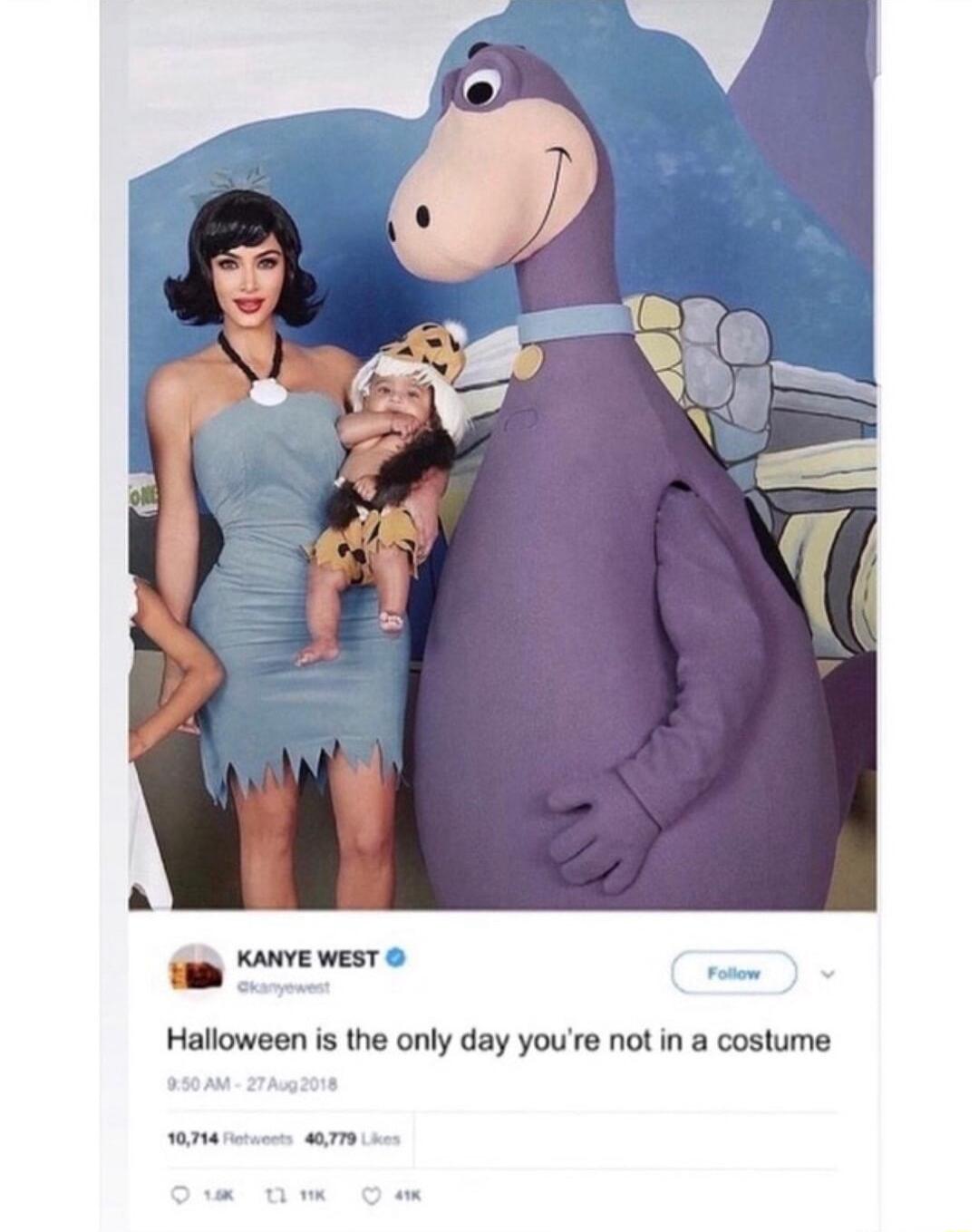 Halloween is the only day youre not in a costume e