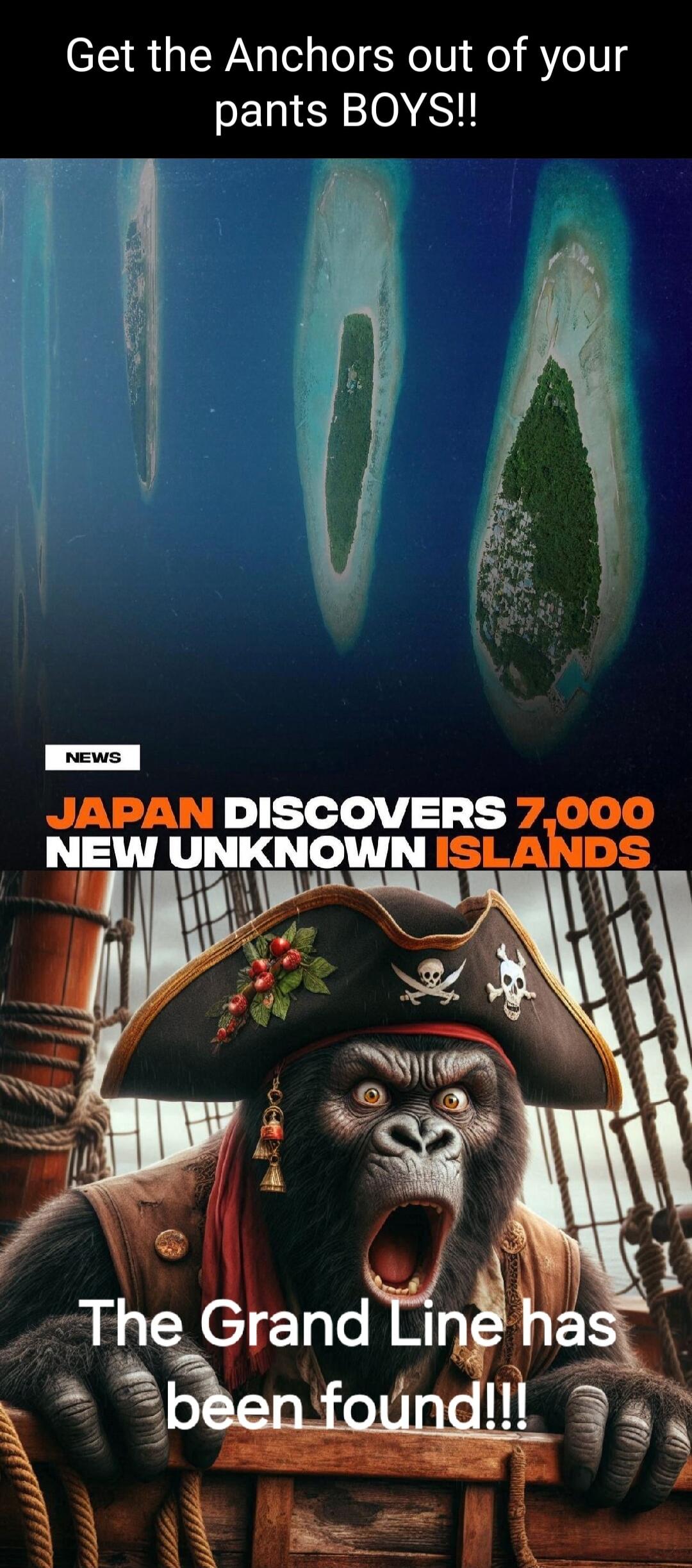 Get the Anchors out of your pants BOYS JAPAN DISCOVERS 7 NEW UNKNOWN ISIA889
