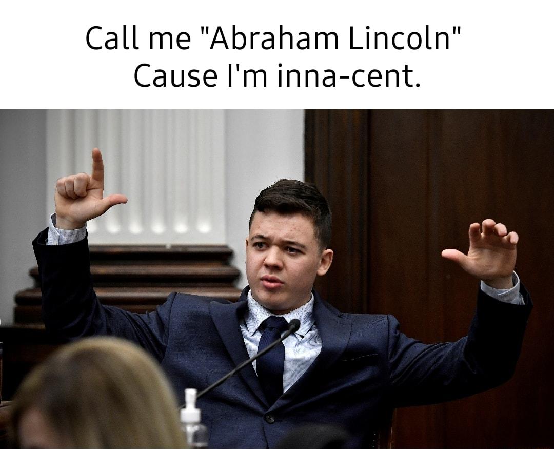 Call me Abraham Lincoln Cause Im inna cent