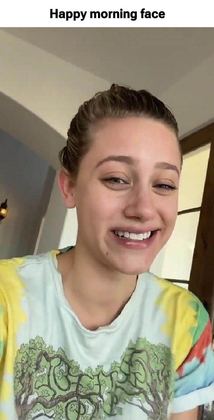 Happy morning face