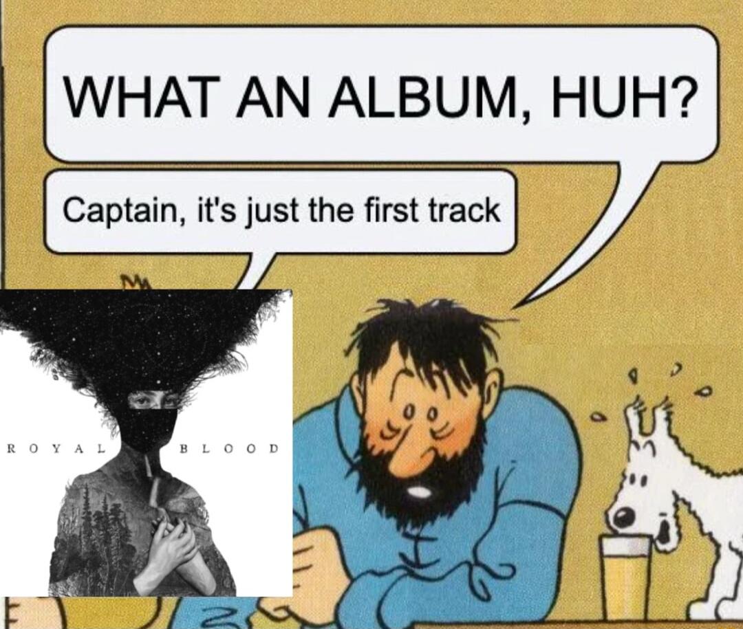 WHAT AN ALBUM HUH Captain its just the first track