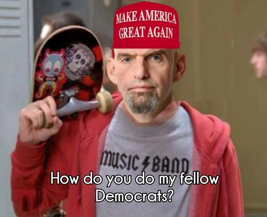 How do you do my fellow Democrats?
Make America Great Again