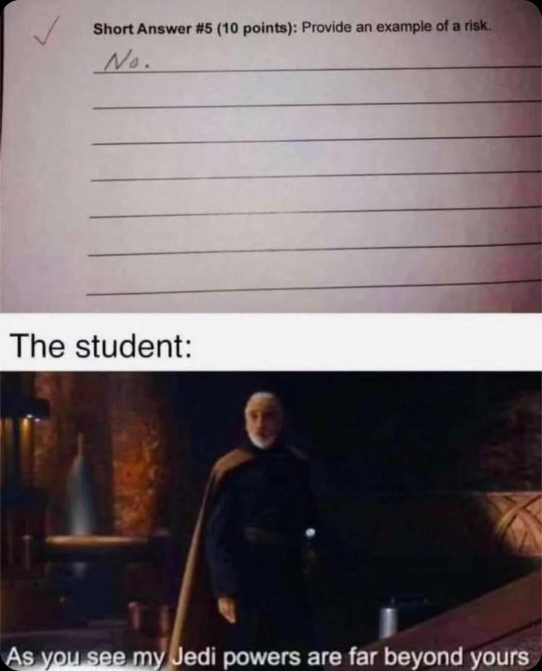 Short Answer 5 10 points Provide an example of sk The student