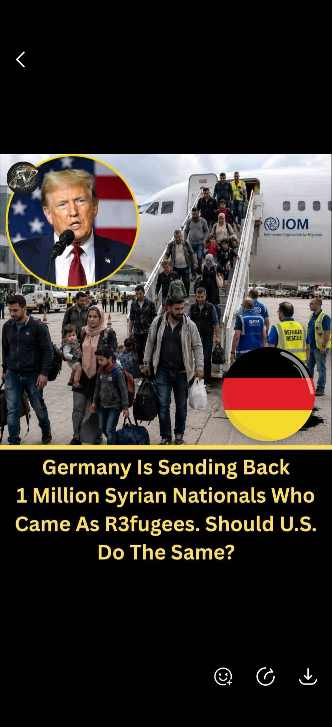 Germany Is Sending Back 1 Million Syrian Nationals Who Came As Refugees. Should U.S. Do The Same? IOM International Organization for Migration. Refugee Rescue.