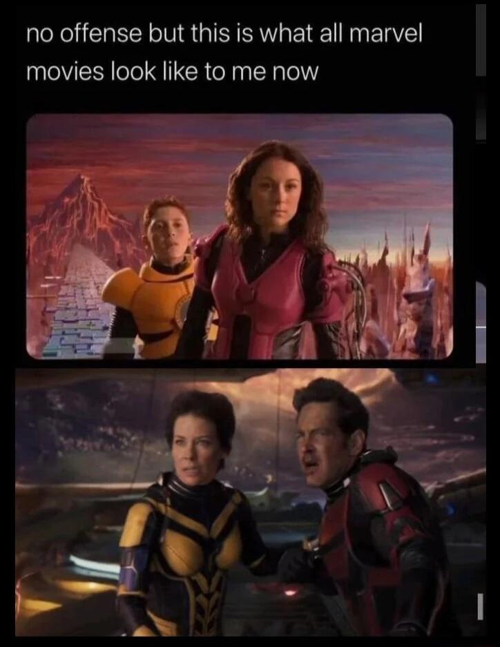 no offense but this is what all marvel movies look like to me now