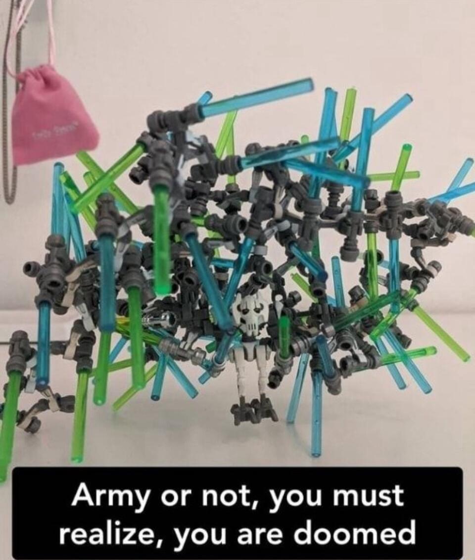 Army or not you must realize are doomed