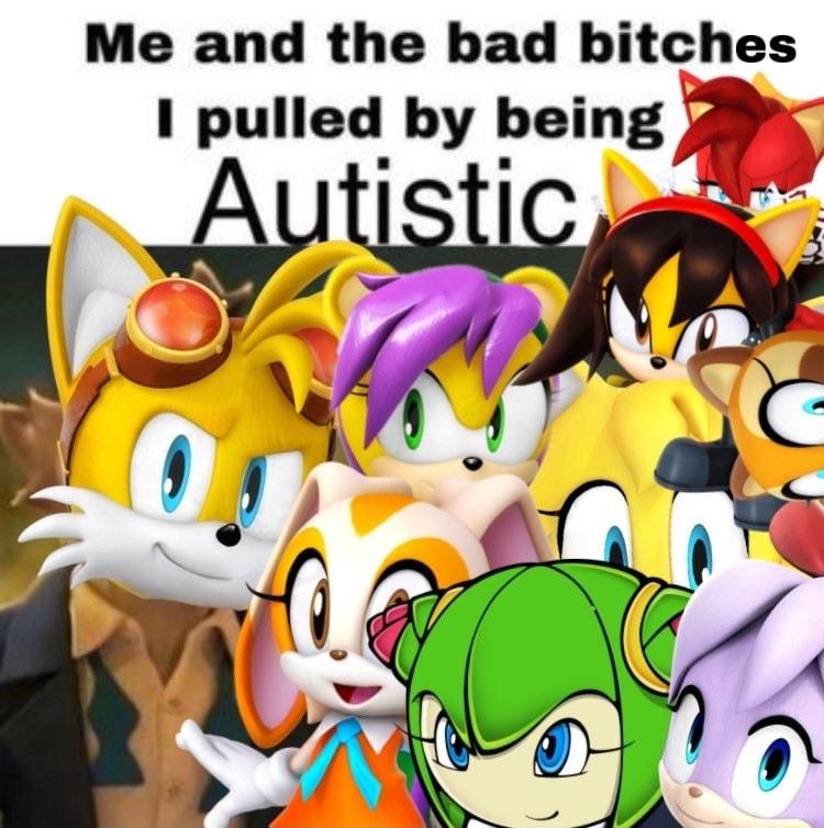 Me and the bad bitches I pulled by being v