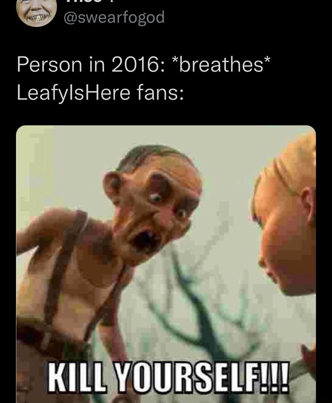 EVEETsoCele Person in 2016 breathes LeafylsHere fans