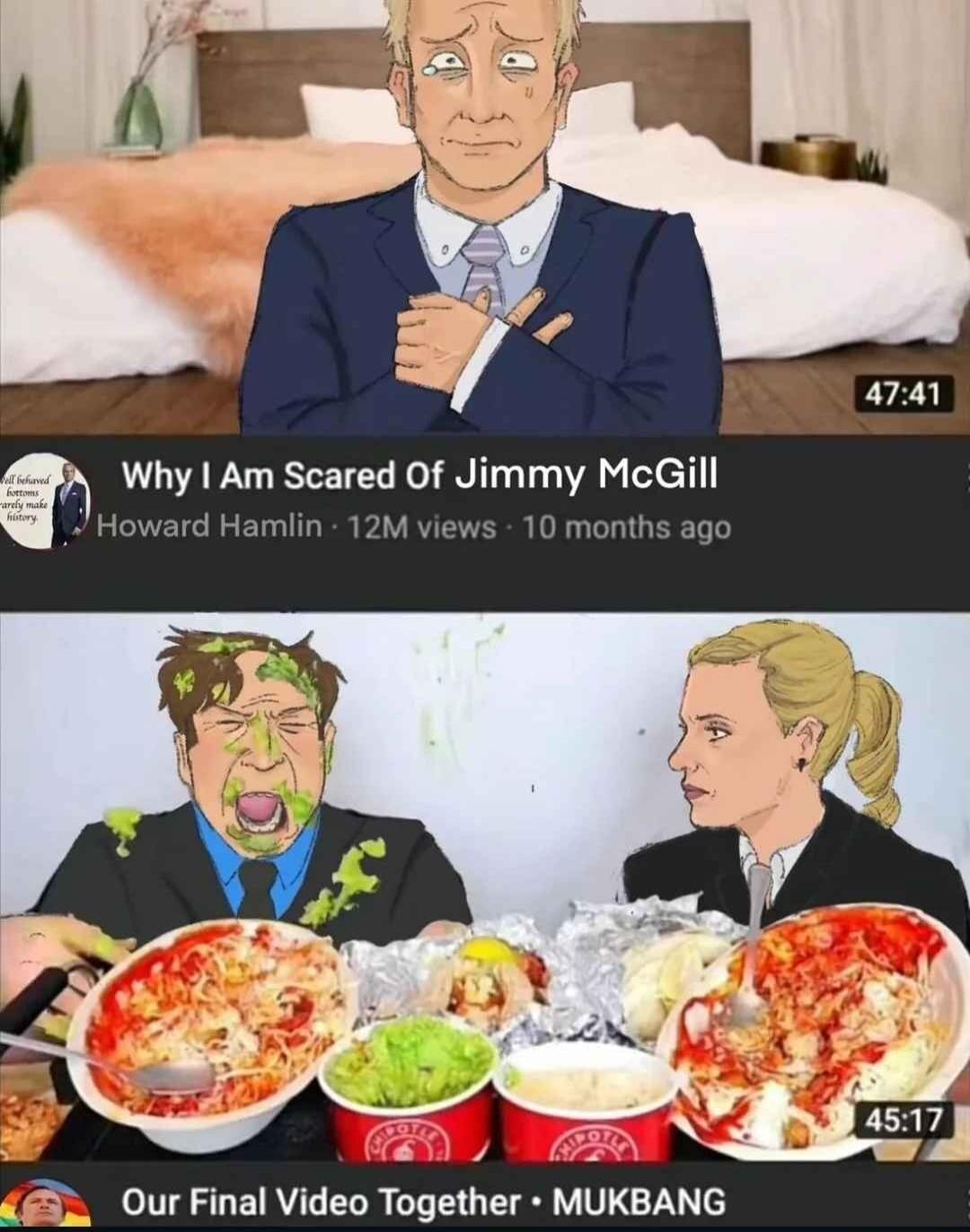 Why Am Scared Of Jimmy McGill i Harmli Our Final Video Together MUKBANG
