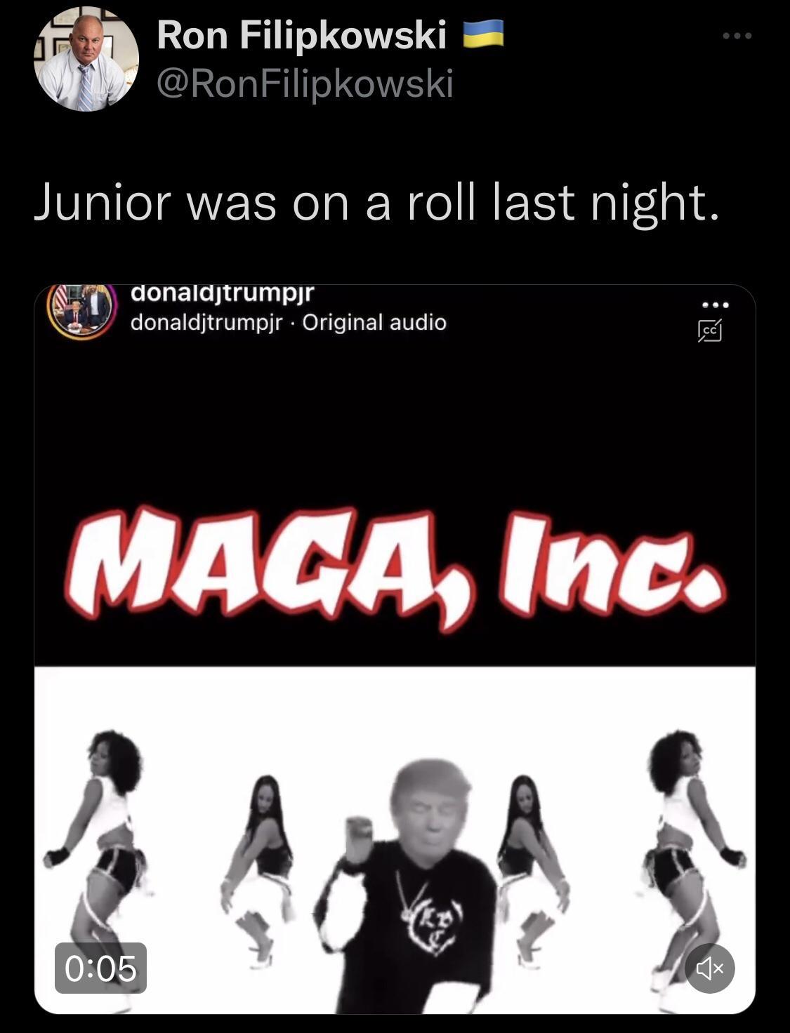 Ron Filipkowski Junior was on a roll last night P mMach Inc