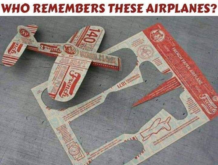 WHO REMEMBERS THESE AIRPLANES