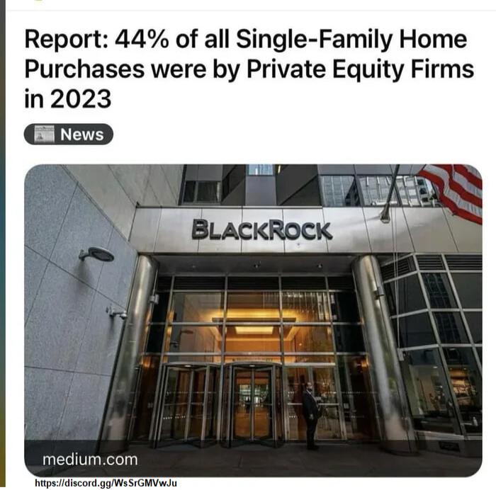 Report 44 of all Single Family Home Purchases were by Private Equity Firms in2023 mediumcom